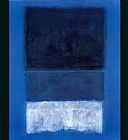 Mark Rothko Wall Art - No 14 White and Greens in Blue